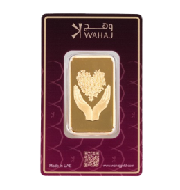 bouquet of heart gold bar – 999.9 1 ounce